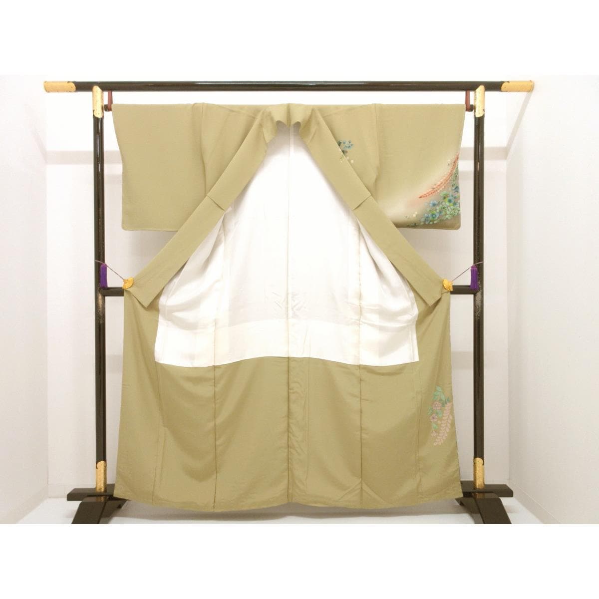 【未使用品】訪問着　友禅金彩加工