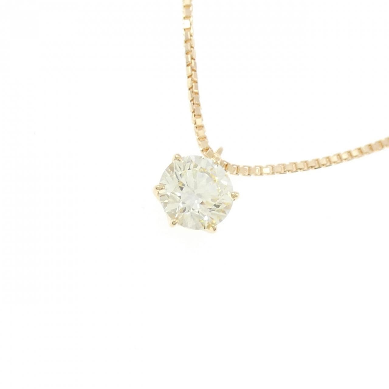 K18YG ダイヤモンド ネックレス 1.018CT VLY IF 3EXT H&C