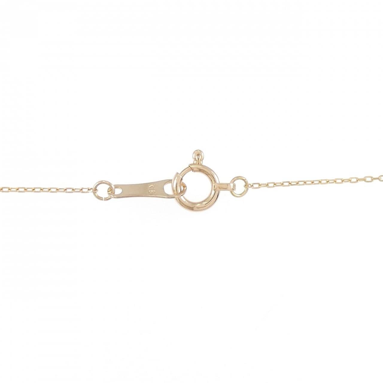 K18PG ハート ダイヤモンド ネックレス 0.20CT