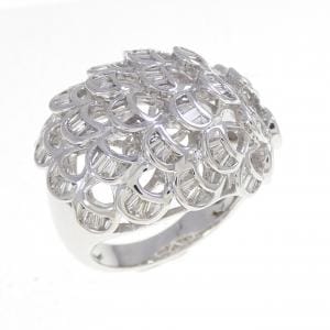 K18WG ダイヤモンド リング 0.90CT