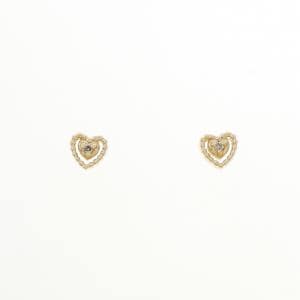 ノジェス ハート ダイヤモンド ピアス