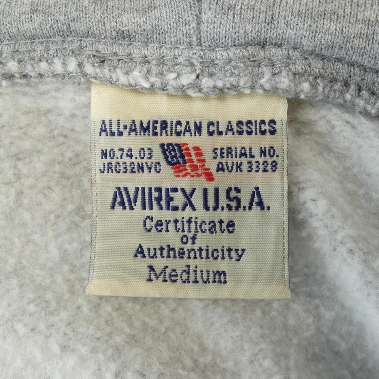アヴィレックス AVIREX パーカー