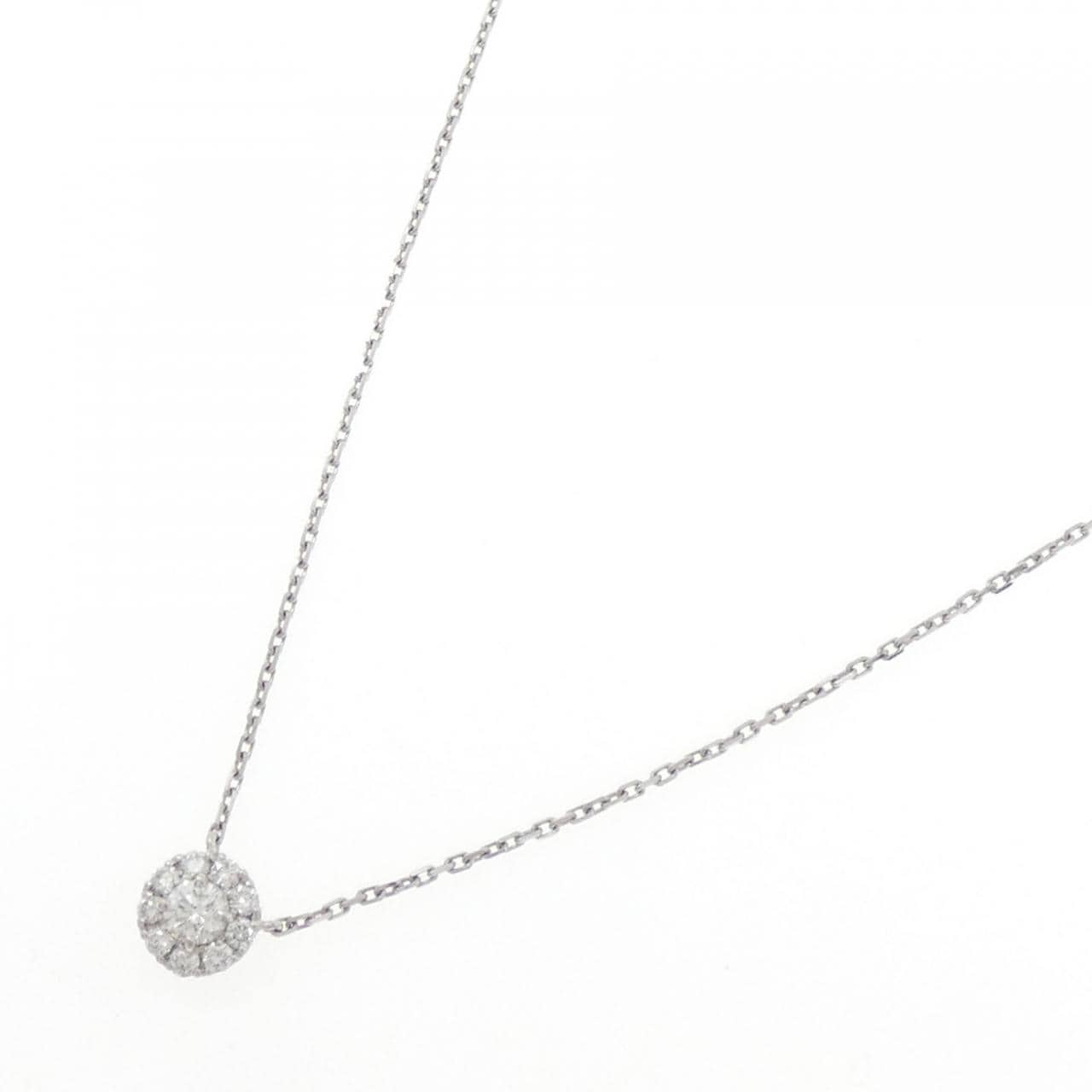 PT900/PT850 ダイヤモンド ネックレス 0.164CT
