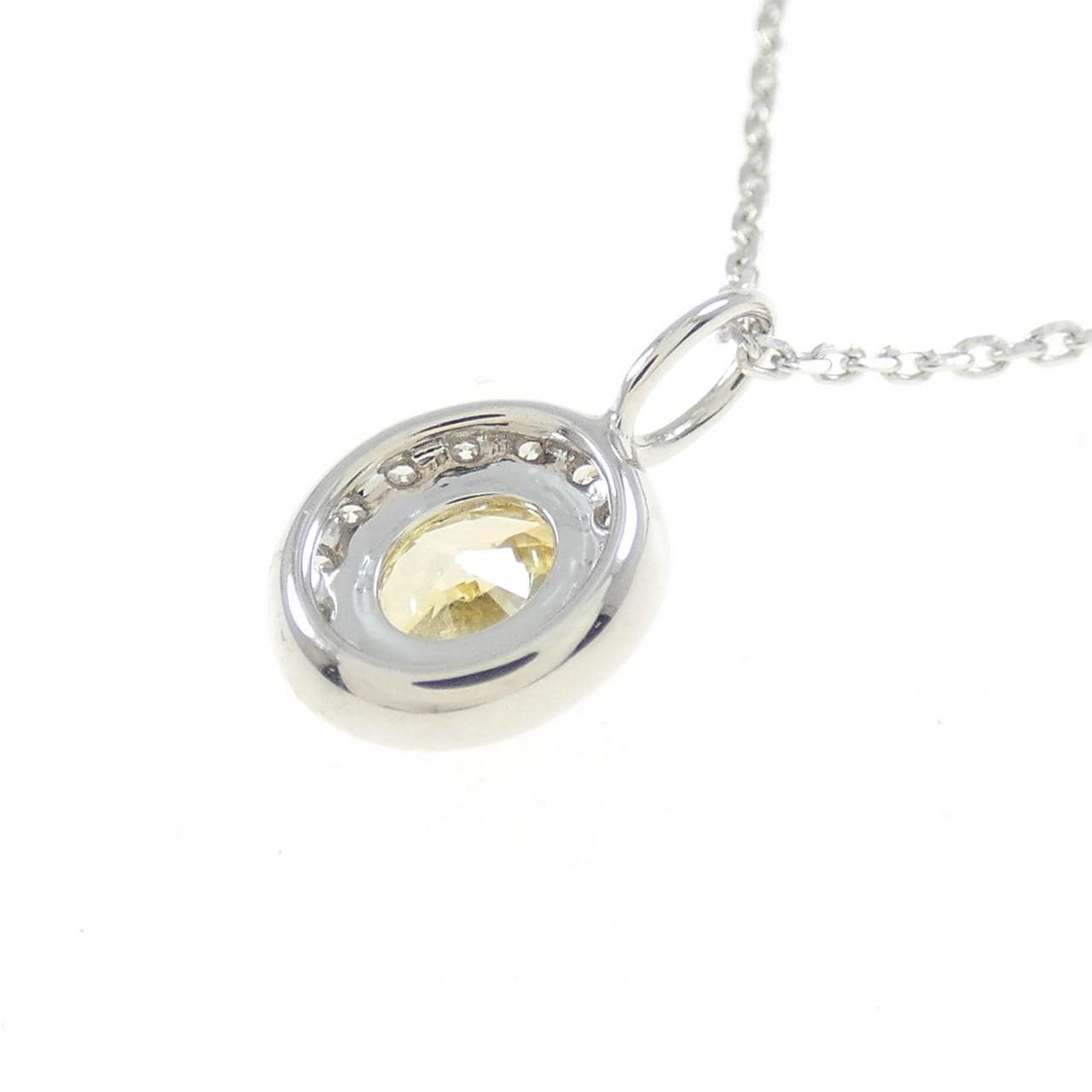 【新品】K18WG ダイヤモンド ネックレス 0.32CT