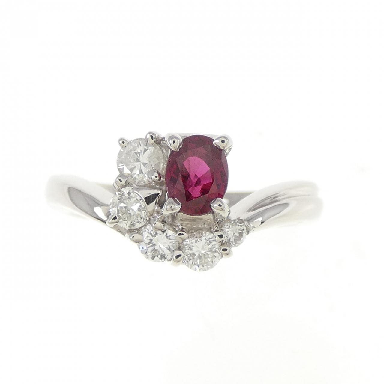 PT900 ルビー リング 0.47CT
