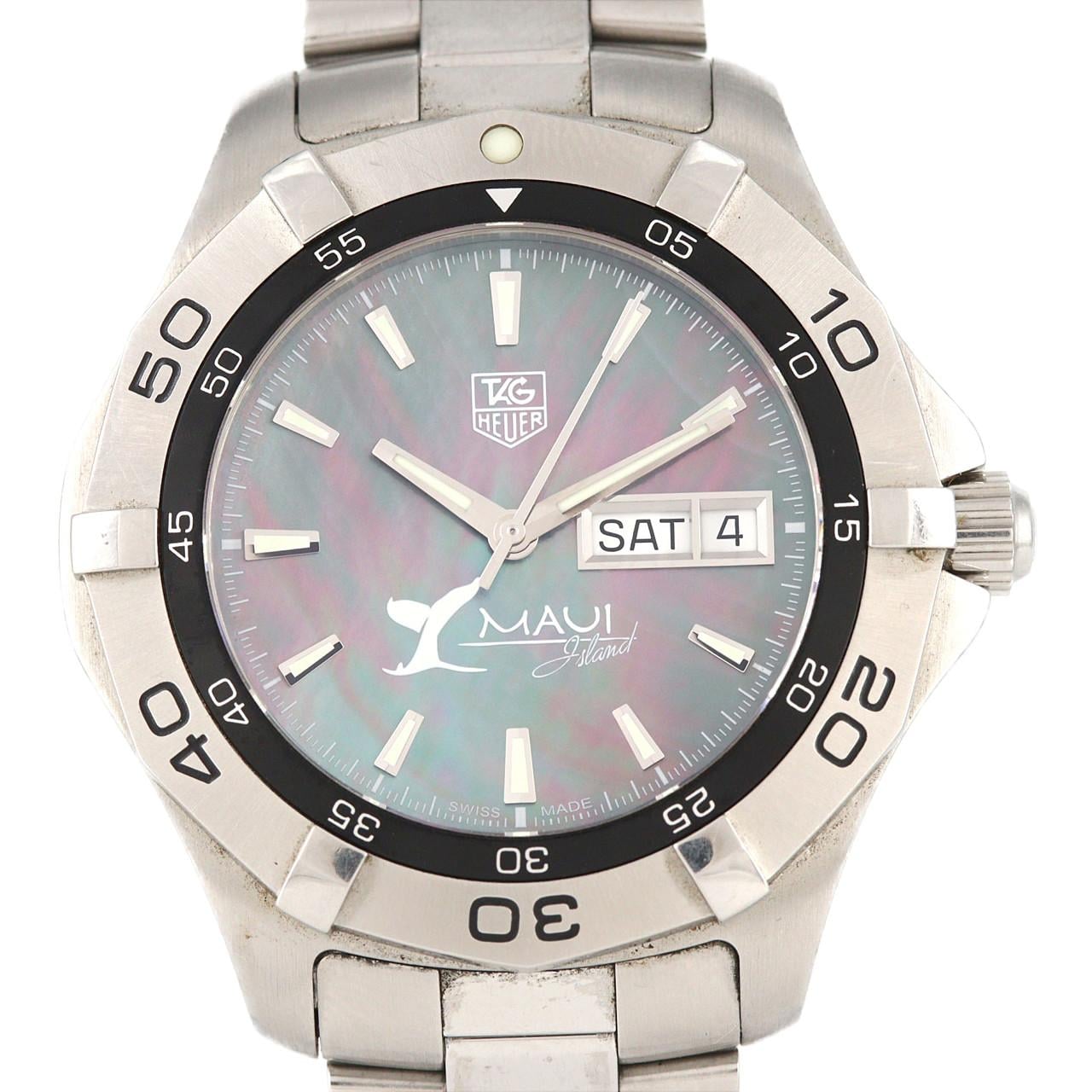 【ノーメンテナンス還元価格】タグ･ホイヤー アクアレーサーデイデイト･マウイ LIMITED WAF2012.BA0818 SS 自動巻