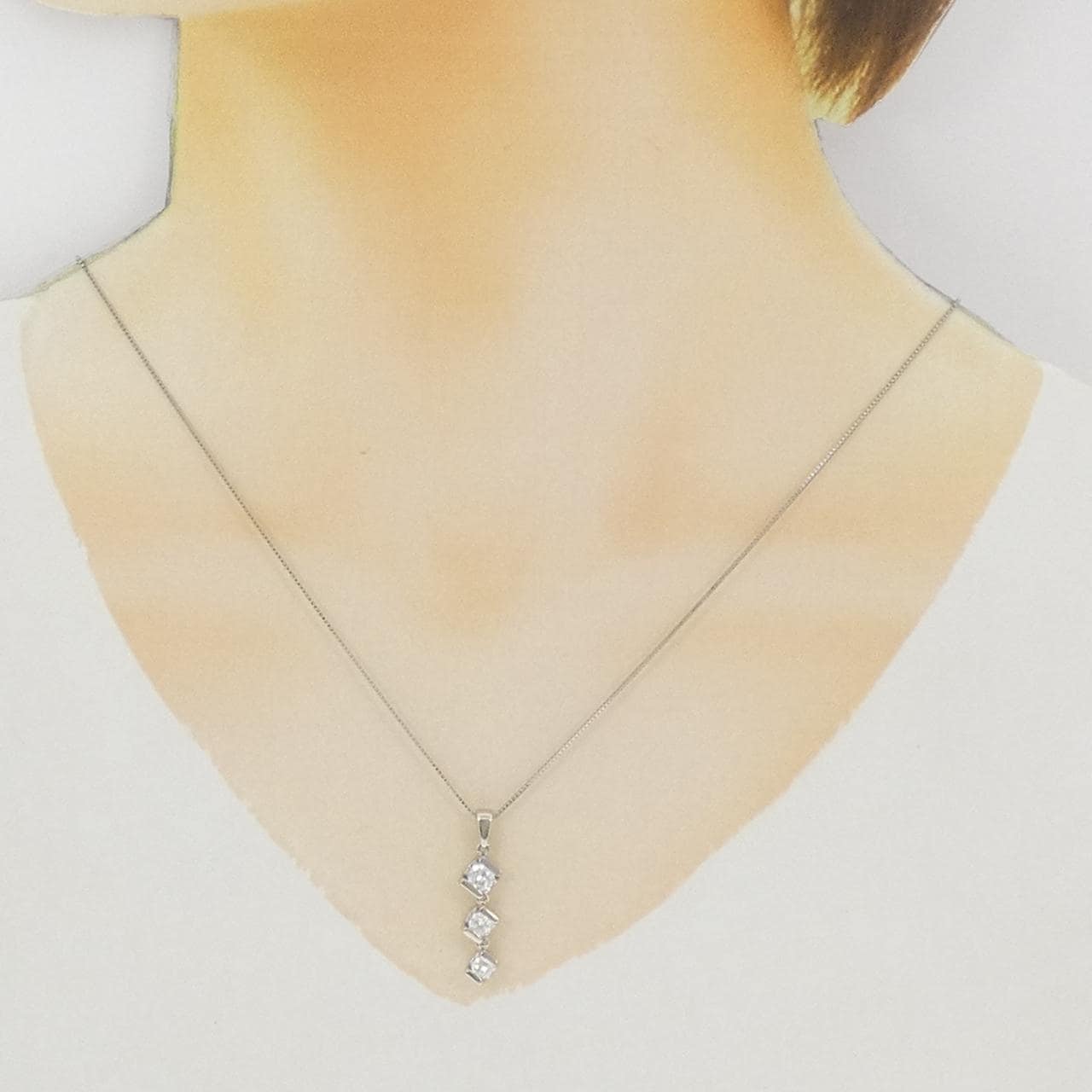 タサキ ダイヤモンド ネックレス 0.61CT