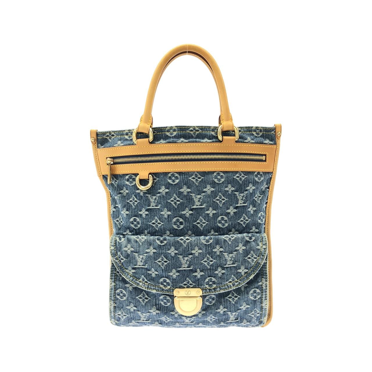 【ヴィンテージ】ルイヴィトン LVリミックス(モノグラム デニム) フラット ショッパー M95018 バッグ