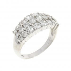 PT850 パヴェ ダイヤモンド リング 1.43CT
