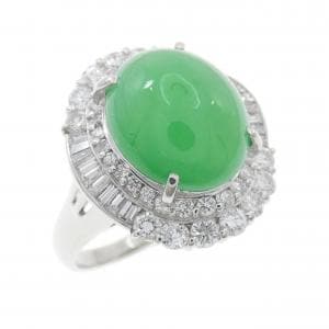 PT900 ヒスイ リング 6.925CT