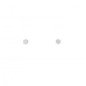 PT900 ダイヤモンド ピアス 0.10CT
