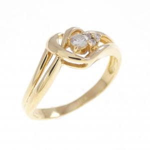 K18YG ダイヤモンド リング 0.07CT