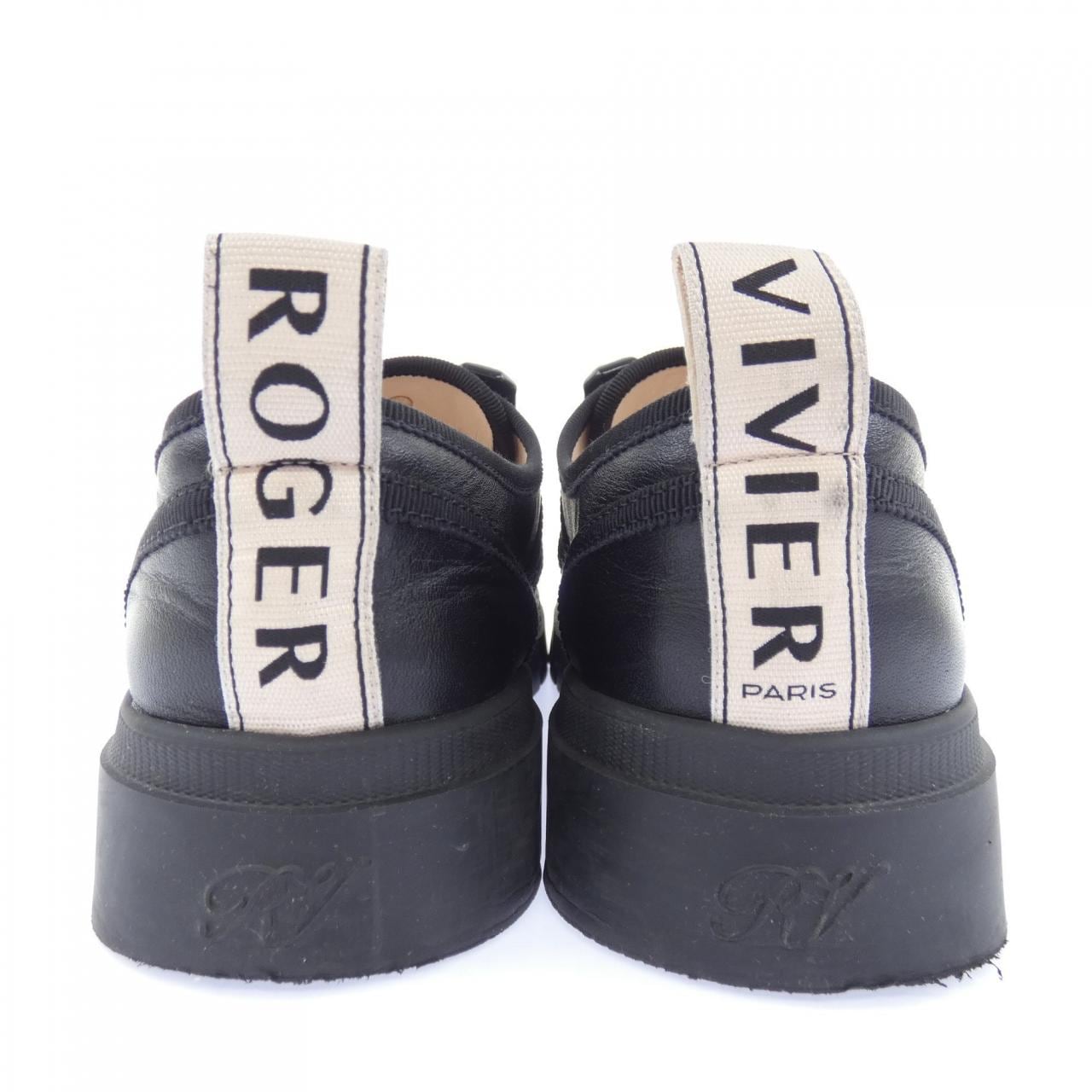 Roger vivier ストラスバックル レザー スニーカー 【公式通販】