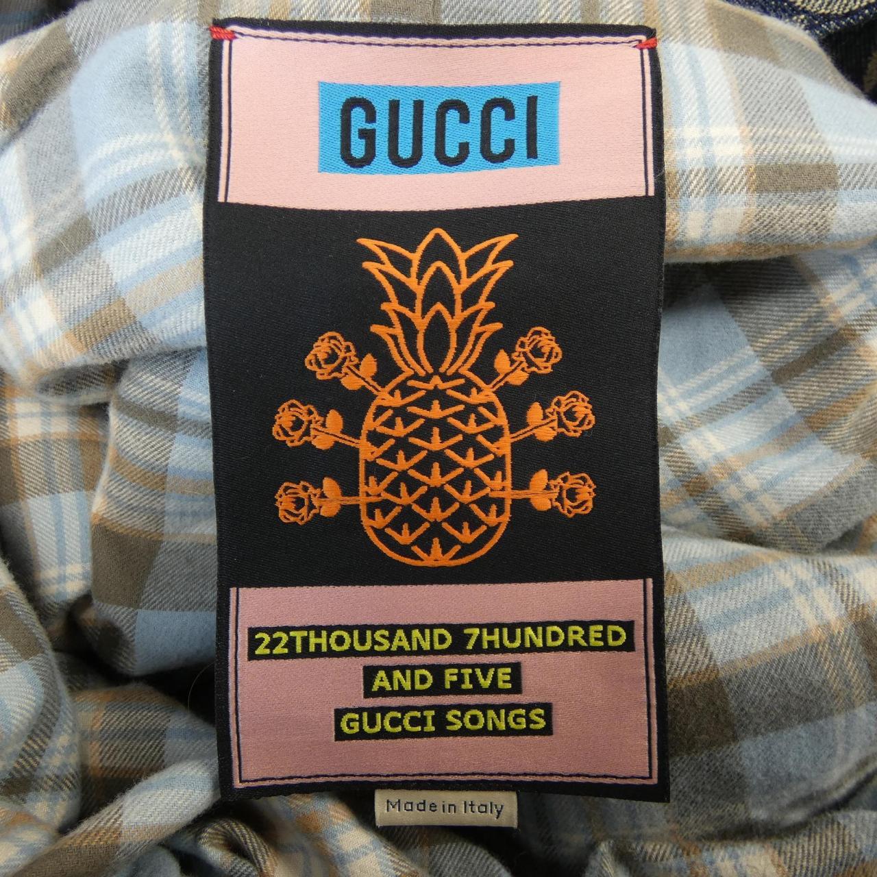 グッチ GUCCI GUCCI パイナップルジャケット 674338 XDBTY デニムジャケット