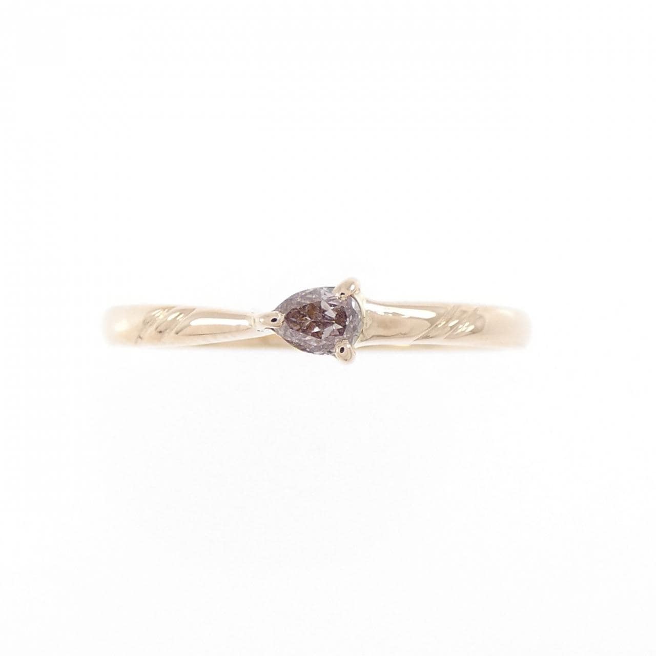 K18PG ピンクダイヤモンド リング 0.09CT