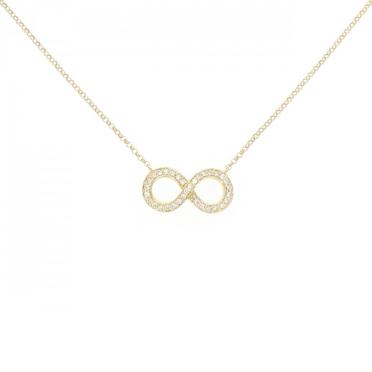 K18YG ダイヤモンド ネックレス 0.16CT
