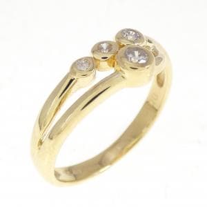 K18YG ダイヤモンド リング 0.18CT
