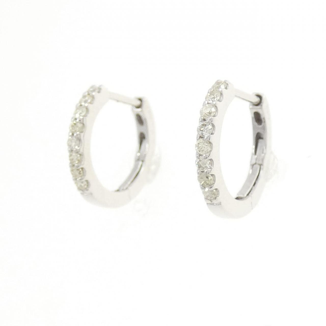 K18WG ダイヤモンド ピアス 0.20CT