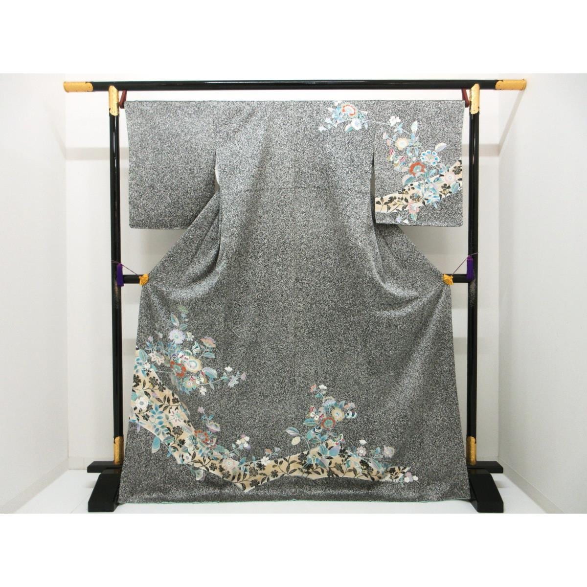 【未使用品】訪問着　友禅金彩加工