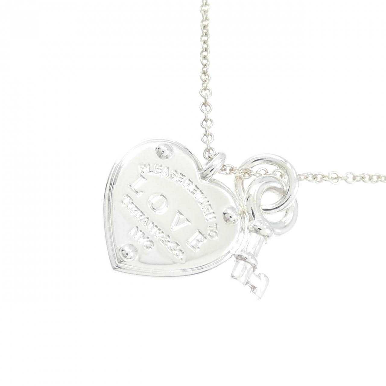 TIFFANY Return TIFFANY Heart Tag Key Necklace