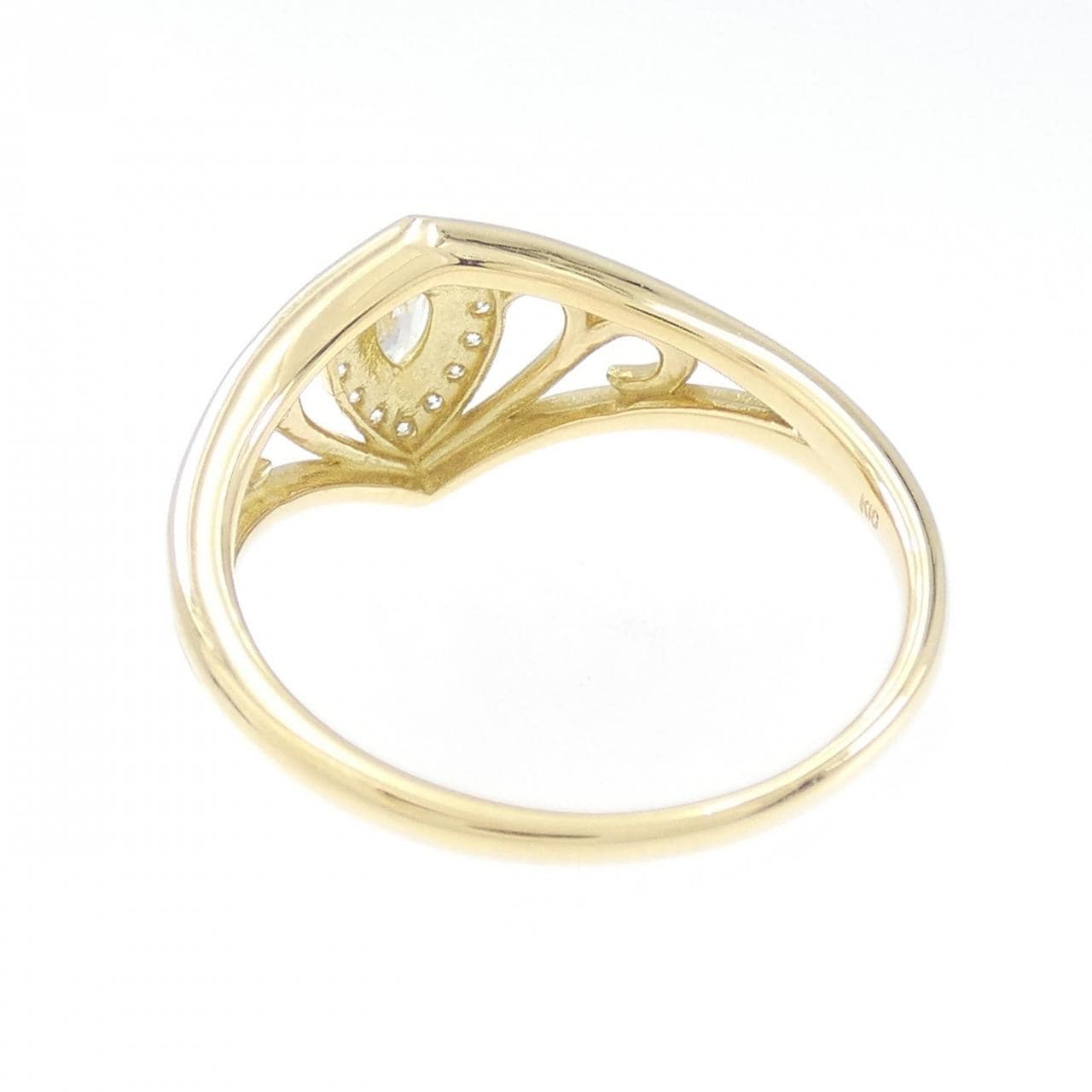【新品】K18YG ダイヤモンド リング 0.17CT