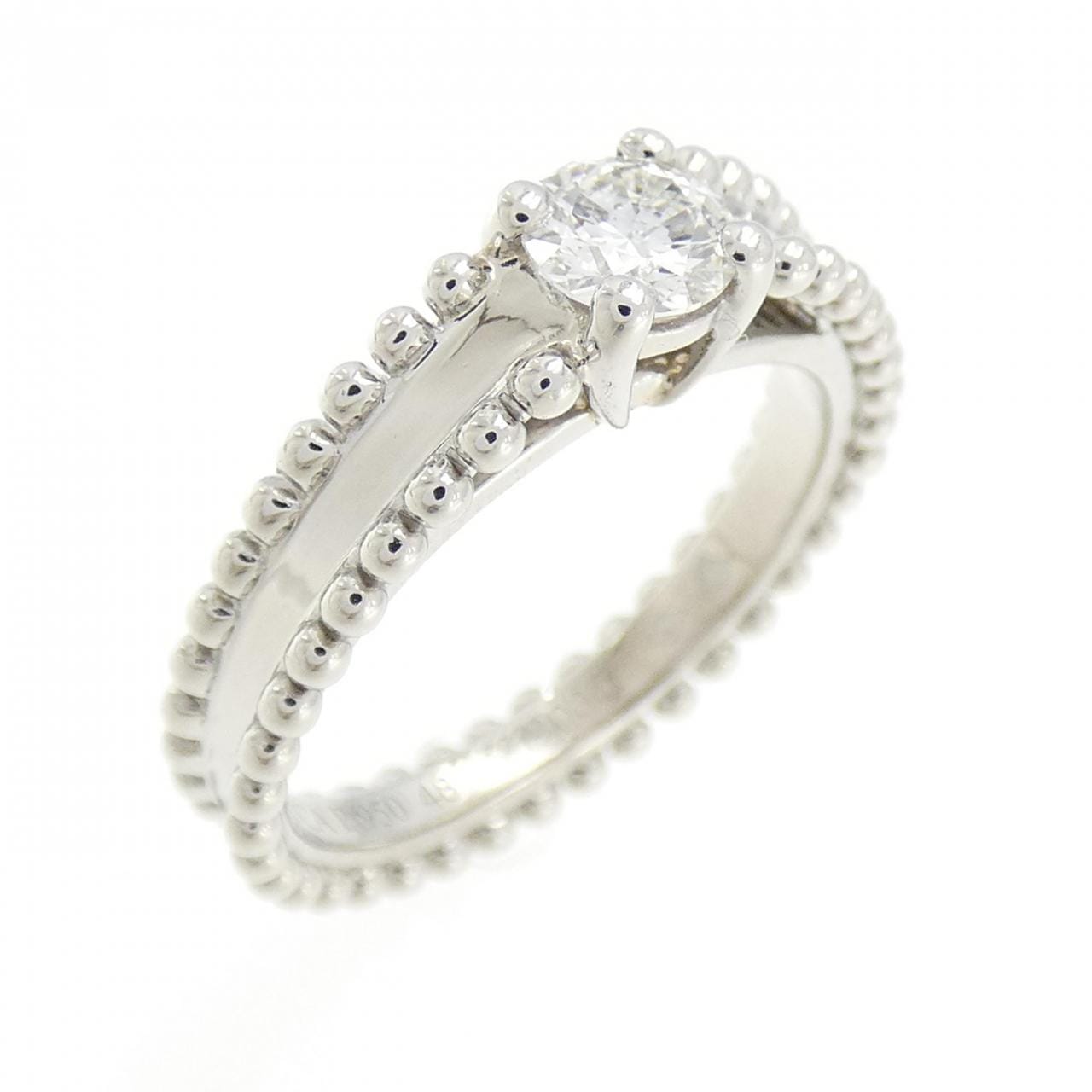 ヴァンクリーフ&アーペル エステル ソリティア リング 0.30CT E VVS2 3EXT