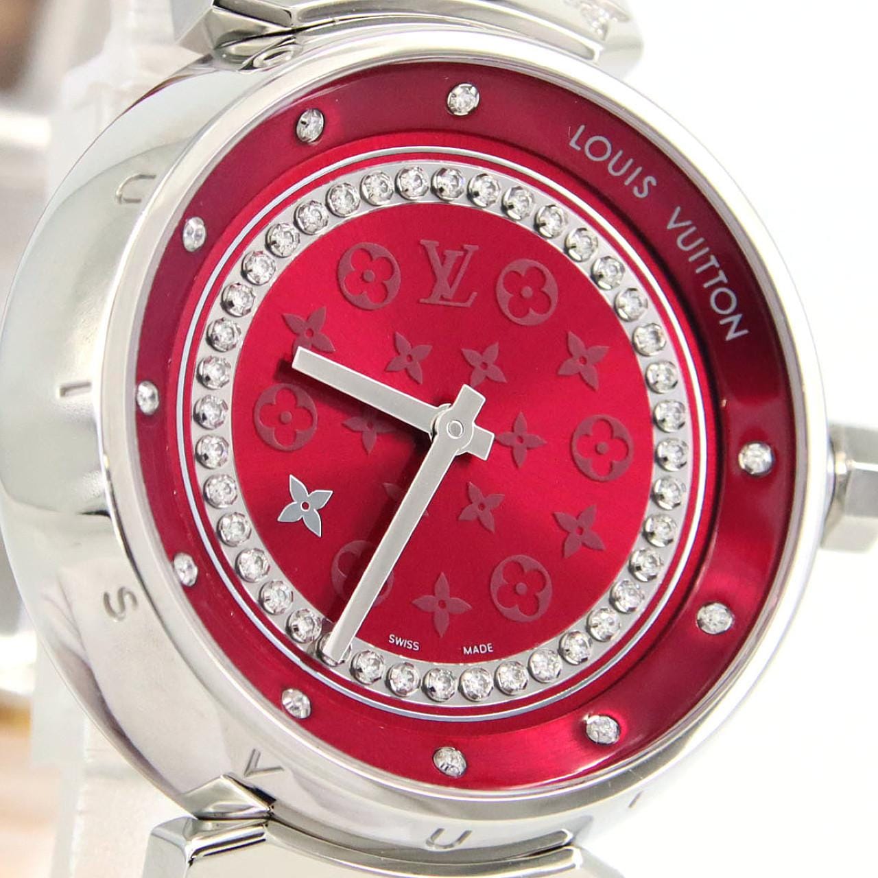 ルイヴィトン タンブール･10P･サークルD･ラグ4P Q13M9 SS クォーツ