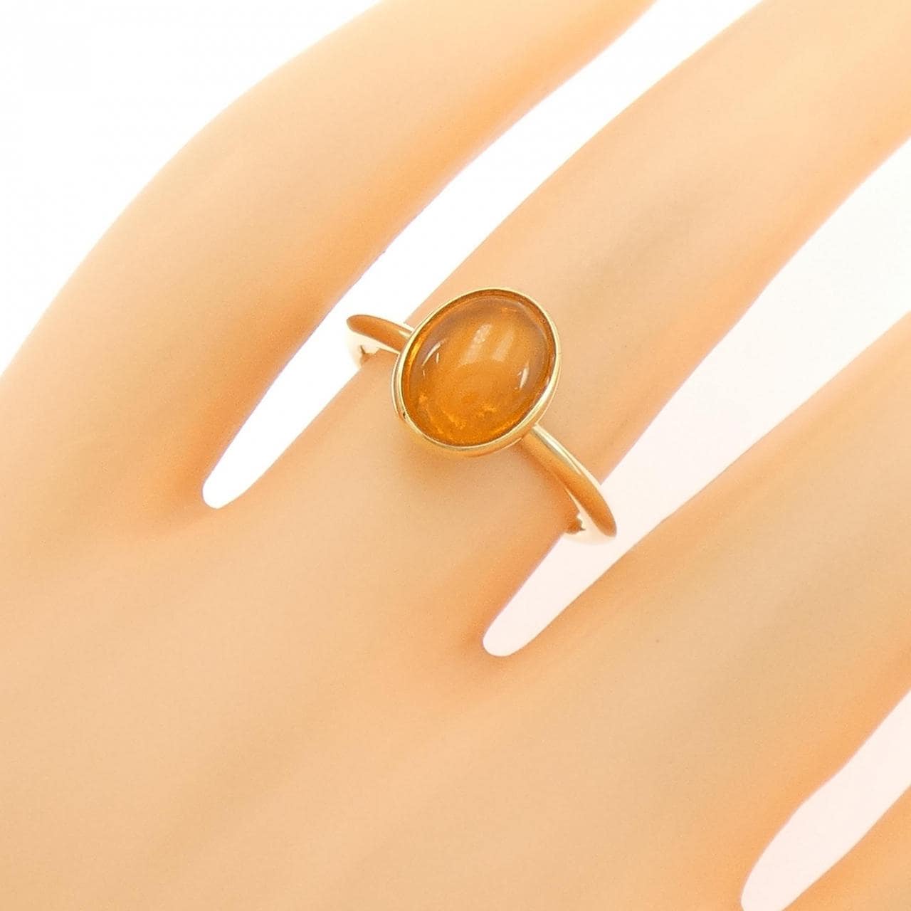 K18YG オパール リング