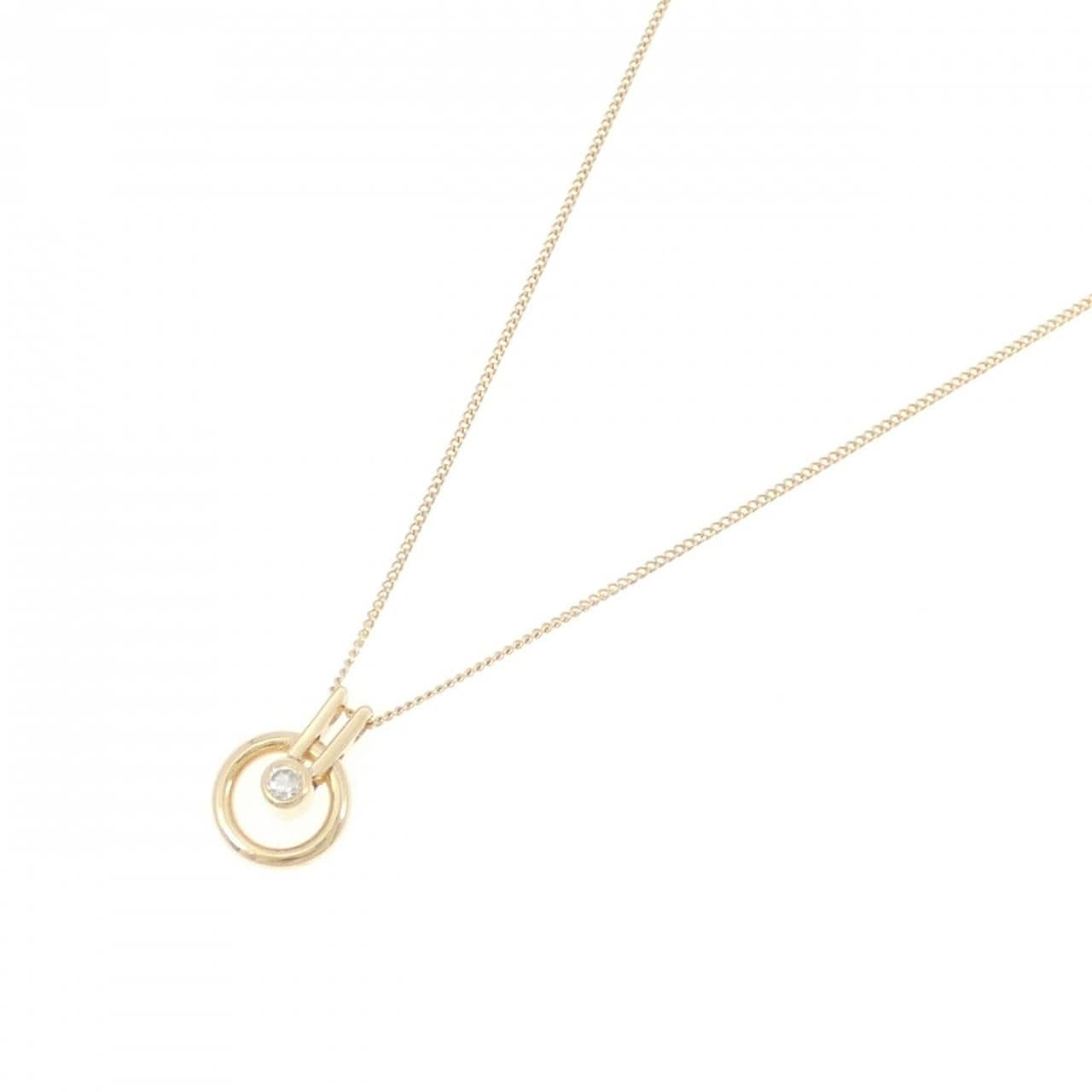 K18YG ダイヤモンド ネックレス 0.10CT