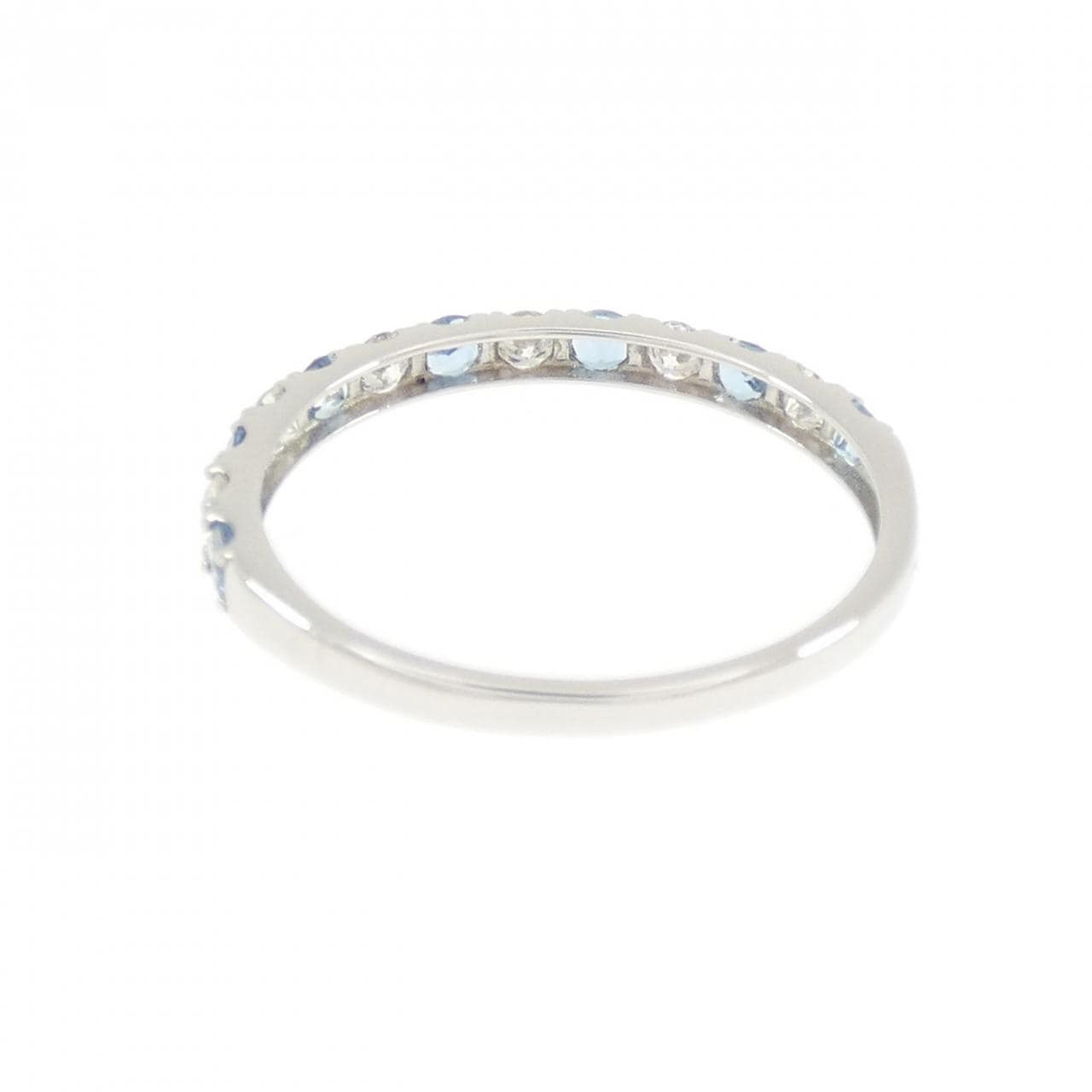 PT950 アクアマリン リング 0.20CT
