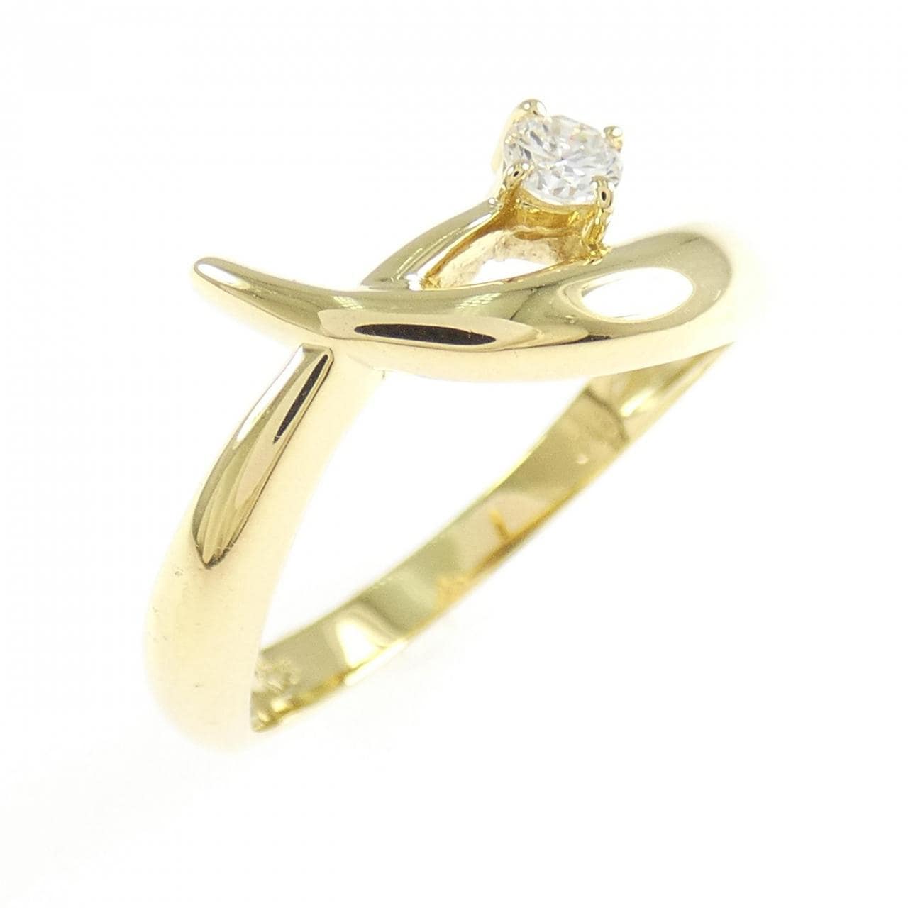 K18YG ダイヤモンド リング 0.11CT