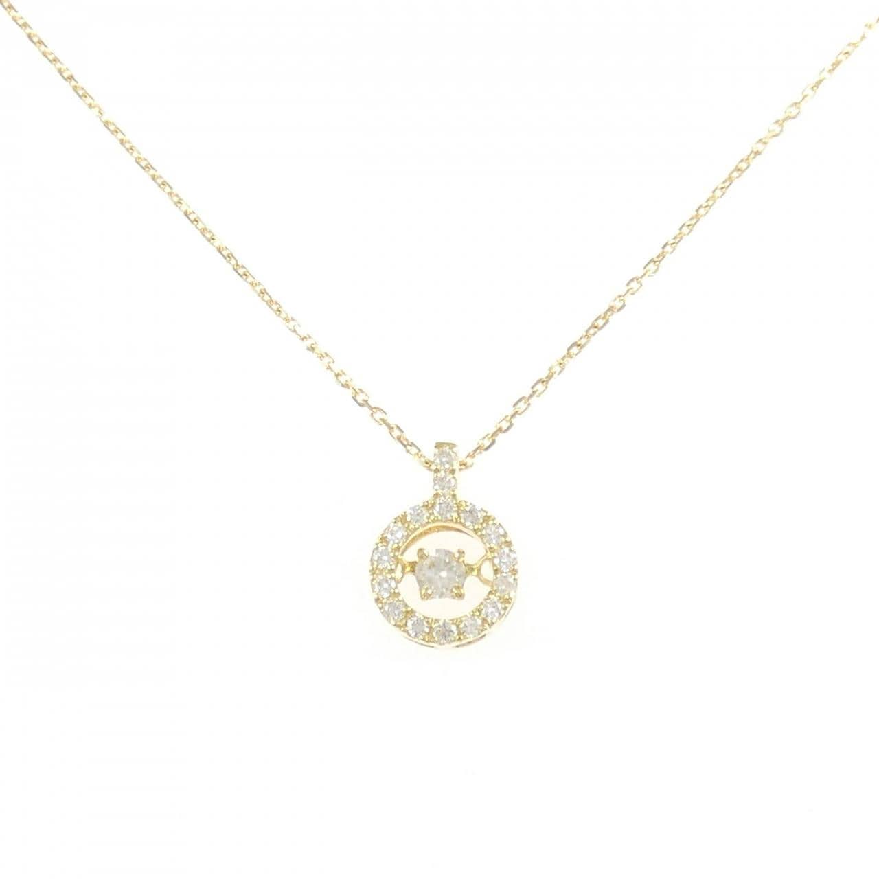 K18YG ダイヤモンド ネックレス 0.15CT
