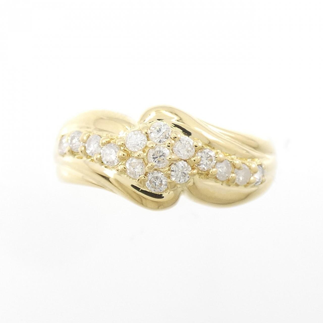 K18YG ダイヤモンド リング 0.30CT