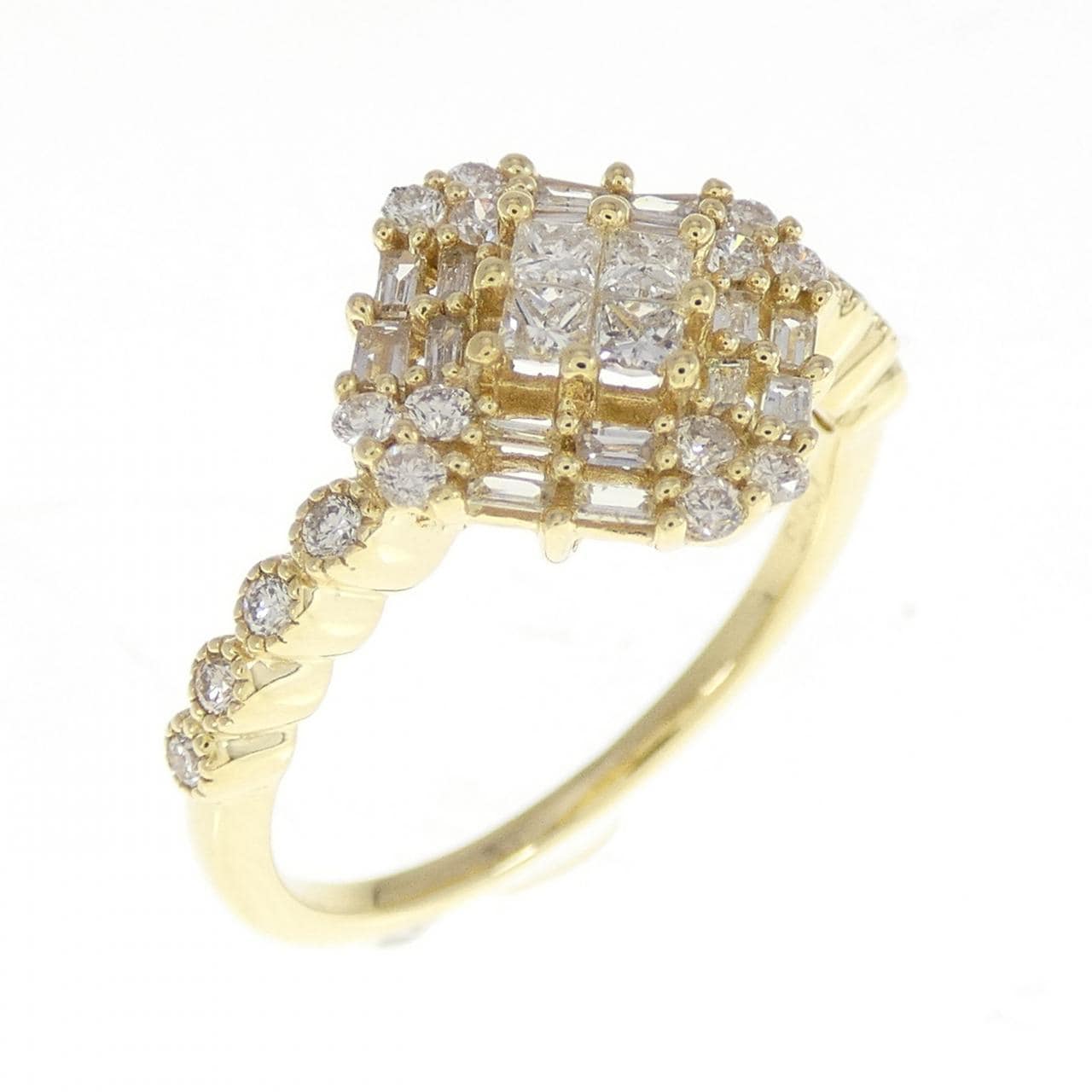 K18YG ダイヤモンド リング 0.50CT