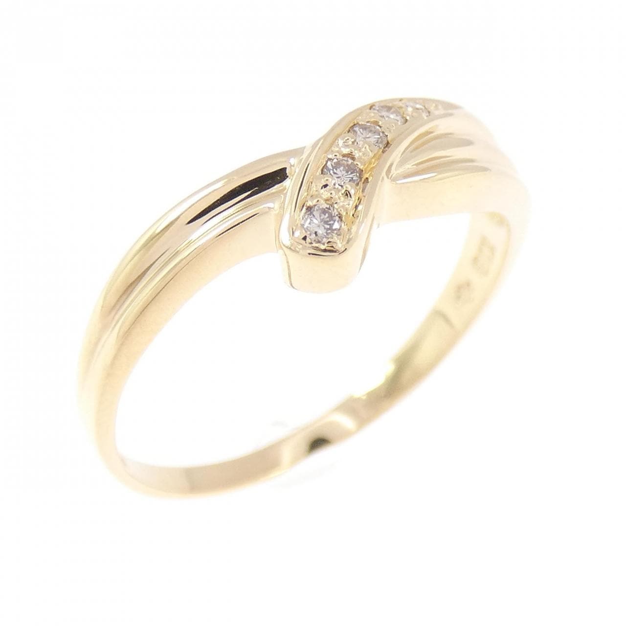 K18YG ダイヤモンド リング 0.05CT