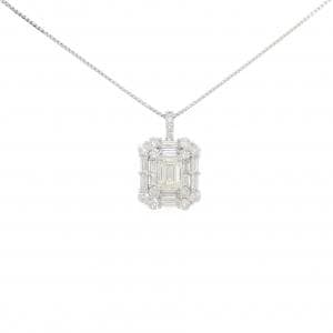 【新品】PT900/PT850 ダイヤモンド ネックレス 1.011CT