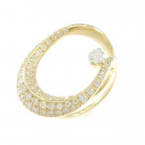 K18YG ダイヤモンド リング 0.72CT