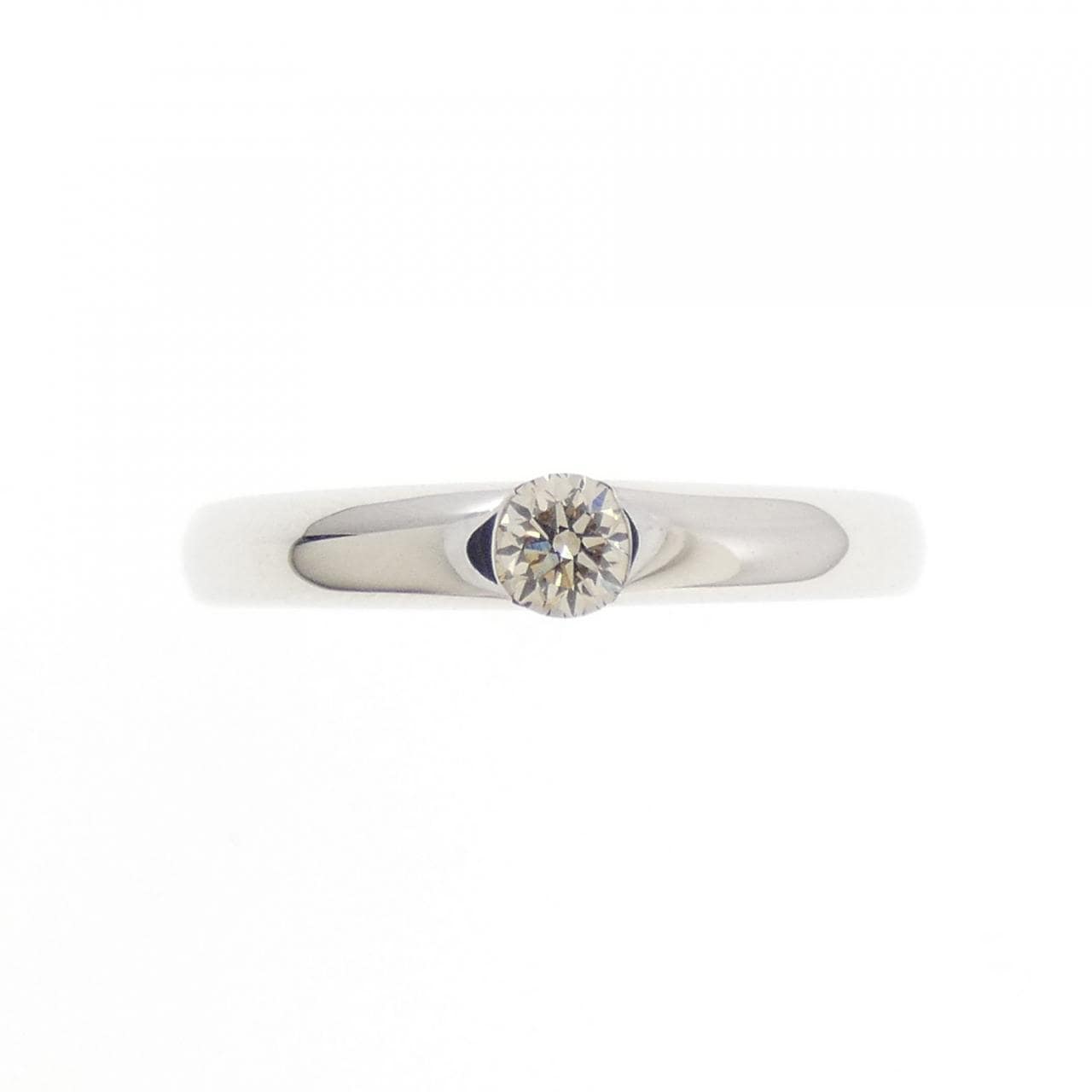 K18WG ダイヤモンド リング 0.10CT