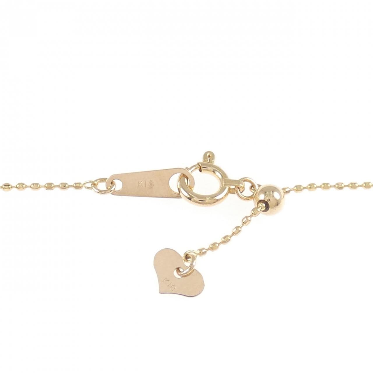 K18YG ダイヤモンド ネックレス 0.57CT