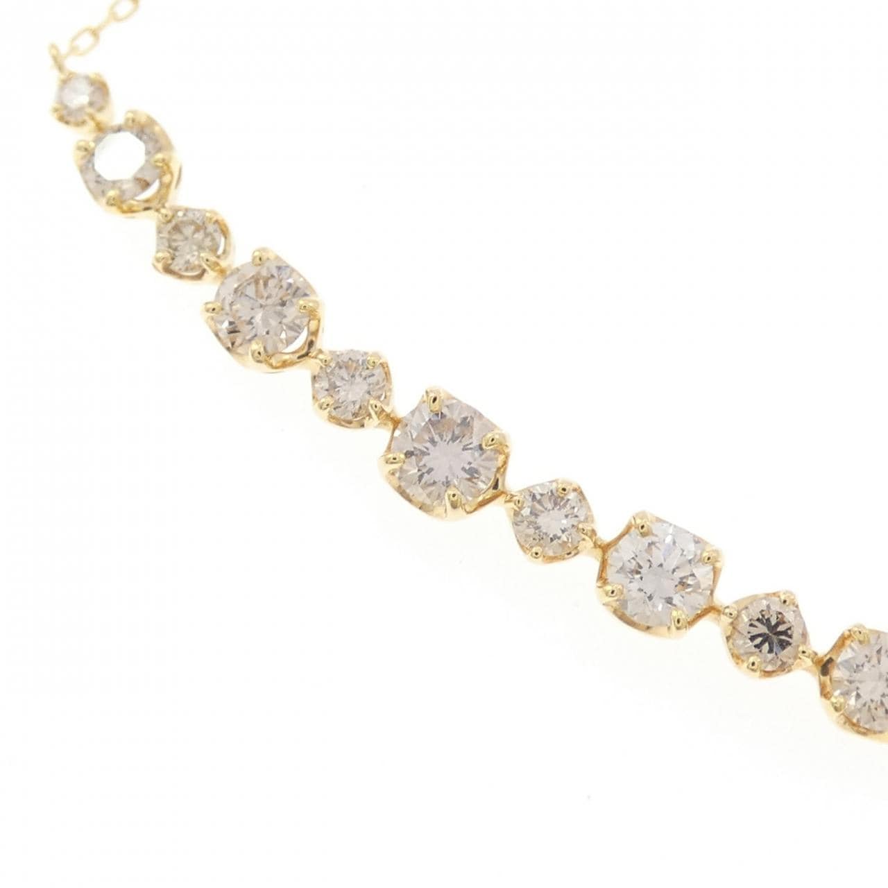 K18YG ダイヤモンド ネックレス 0.50CT