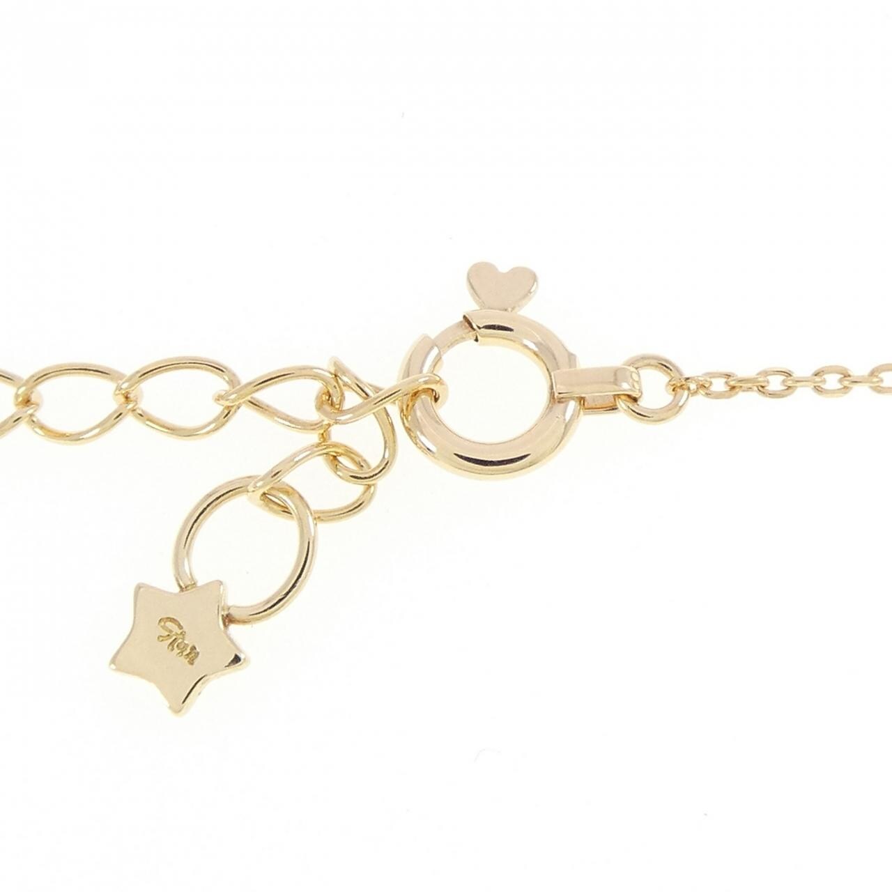 スタージュエリー ムーンセッティング ネックレス 0.17CT