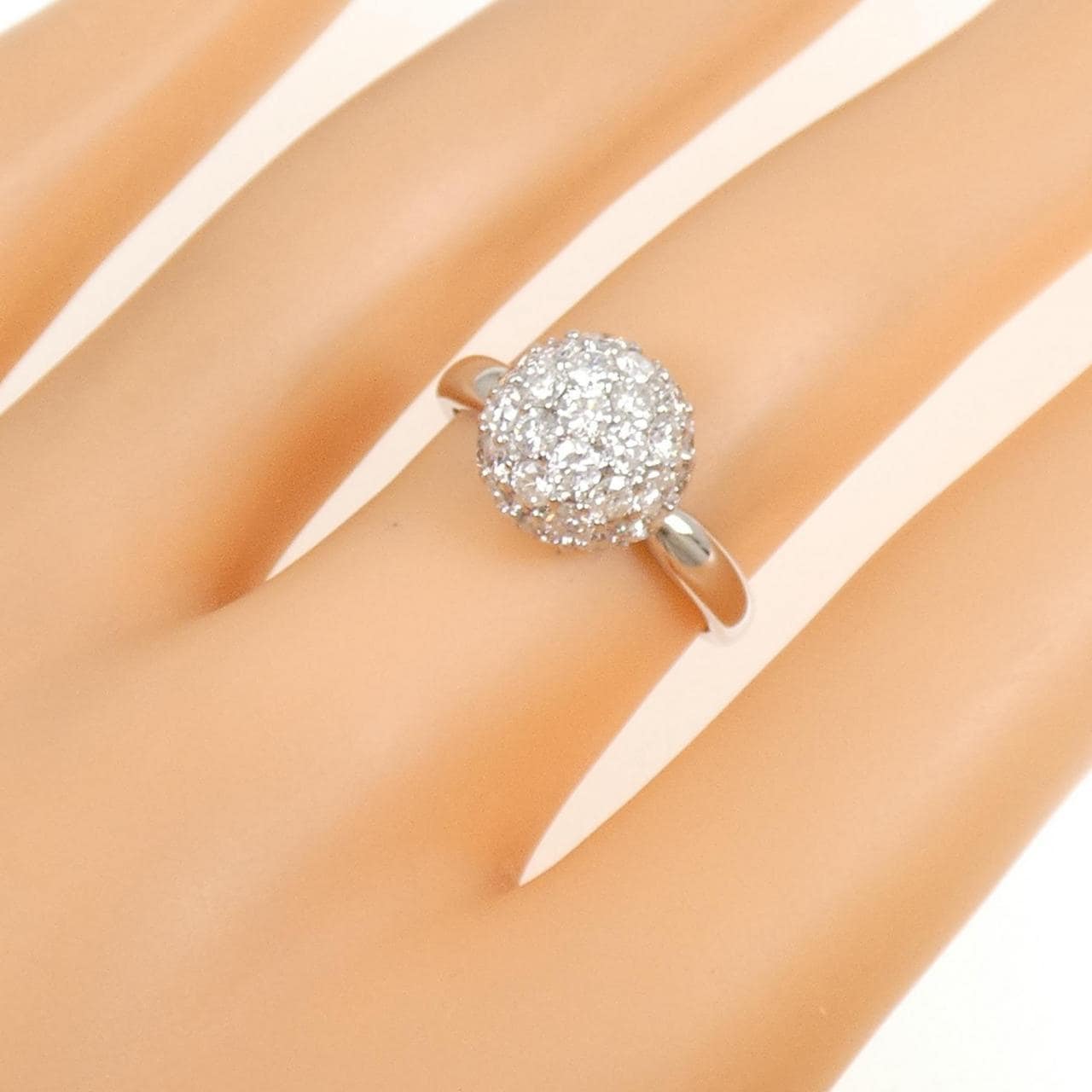 PT900 パヴェ ダイヤモンド リング 1.53CT