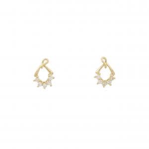 K18YG ダイヤモンド ピアス 0.10CT