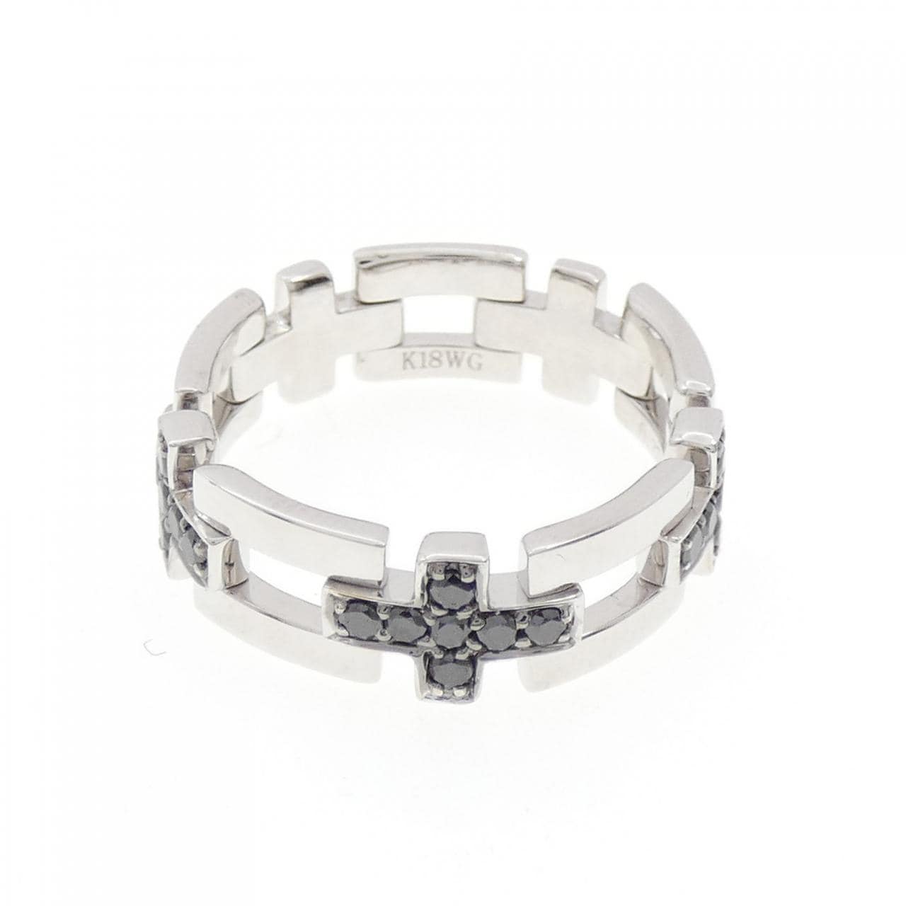 K18WG ダイヤモンド リング 0.37CT