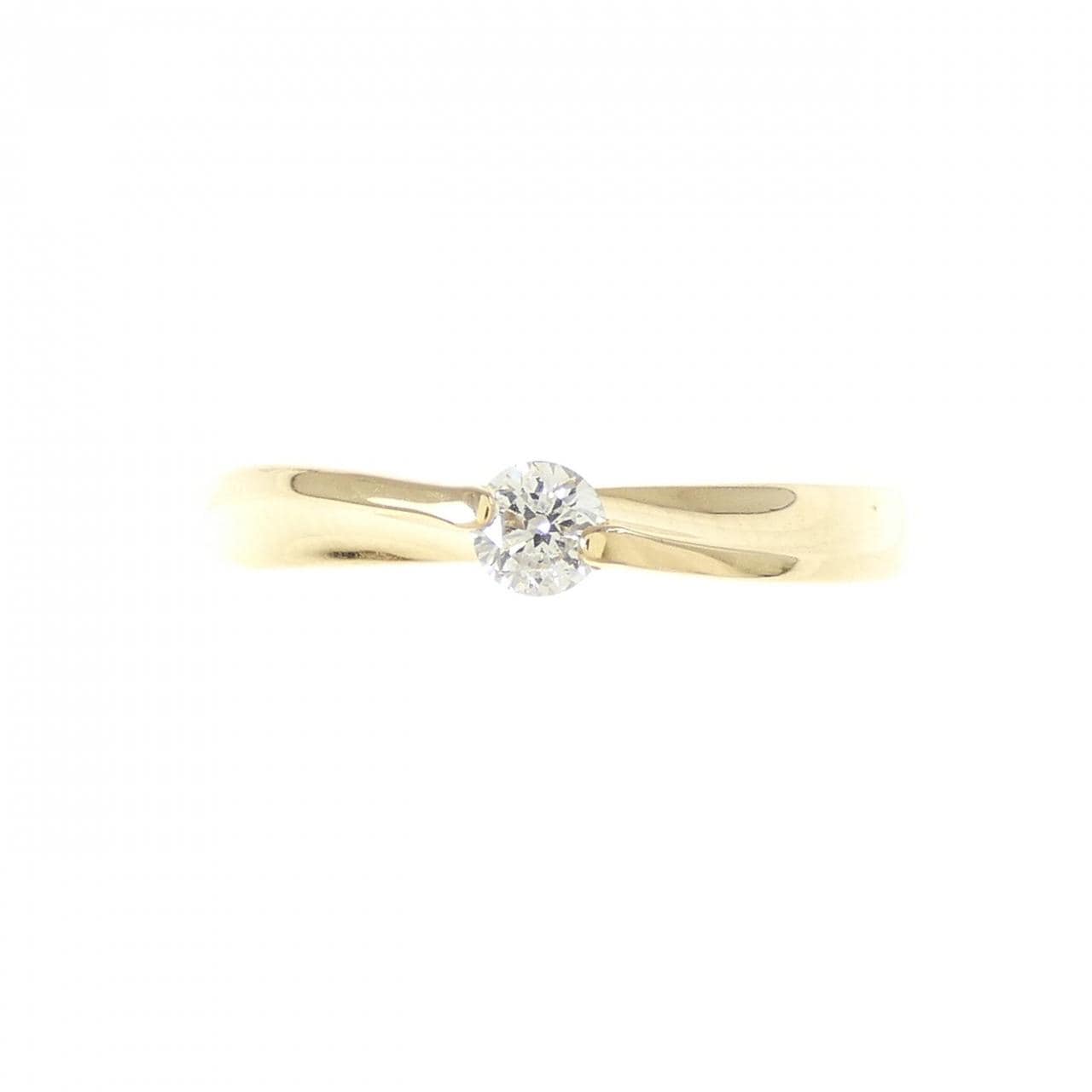 K18YG ダイヤモンド リング 0.14CT