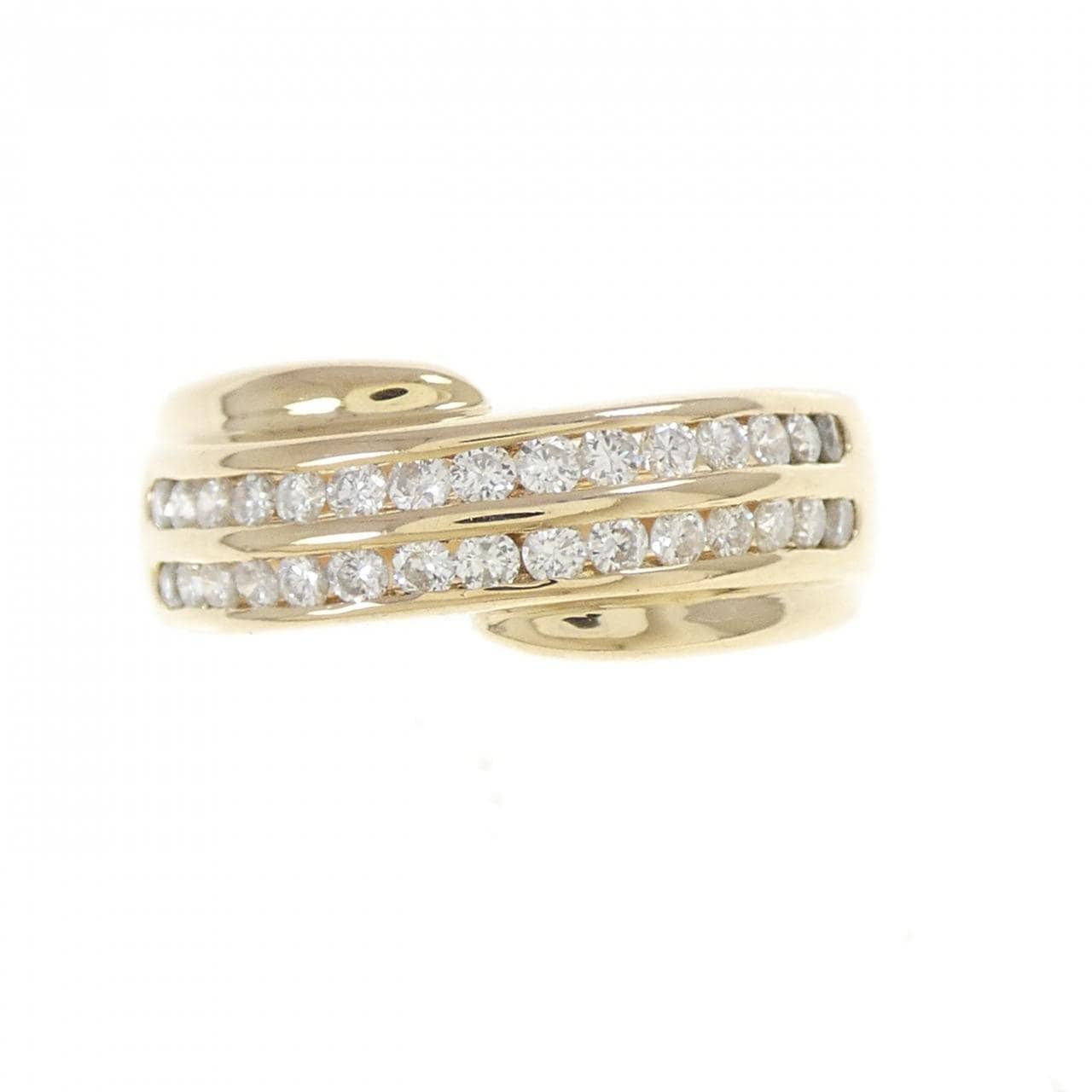 K18YG ダイヤモンド リング 0.48CT