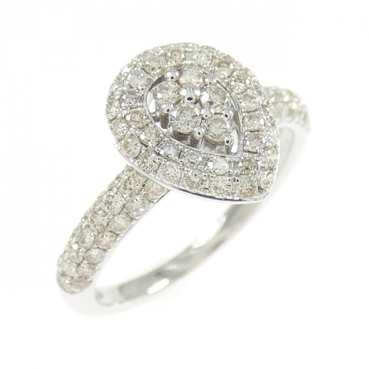 K18WG ダイヤモンド リング 0.68CT