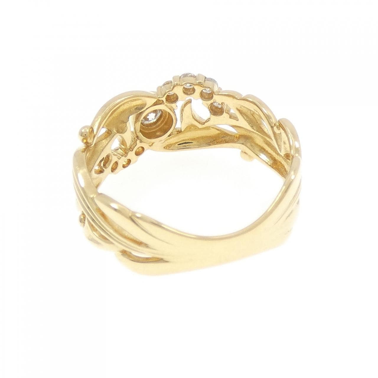 K18YG ダイヤモンド リング 0.14CT