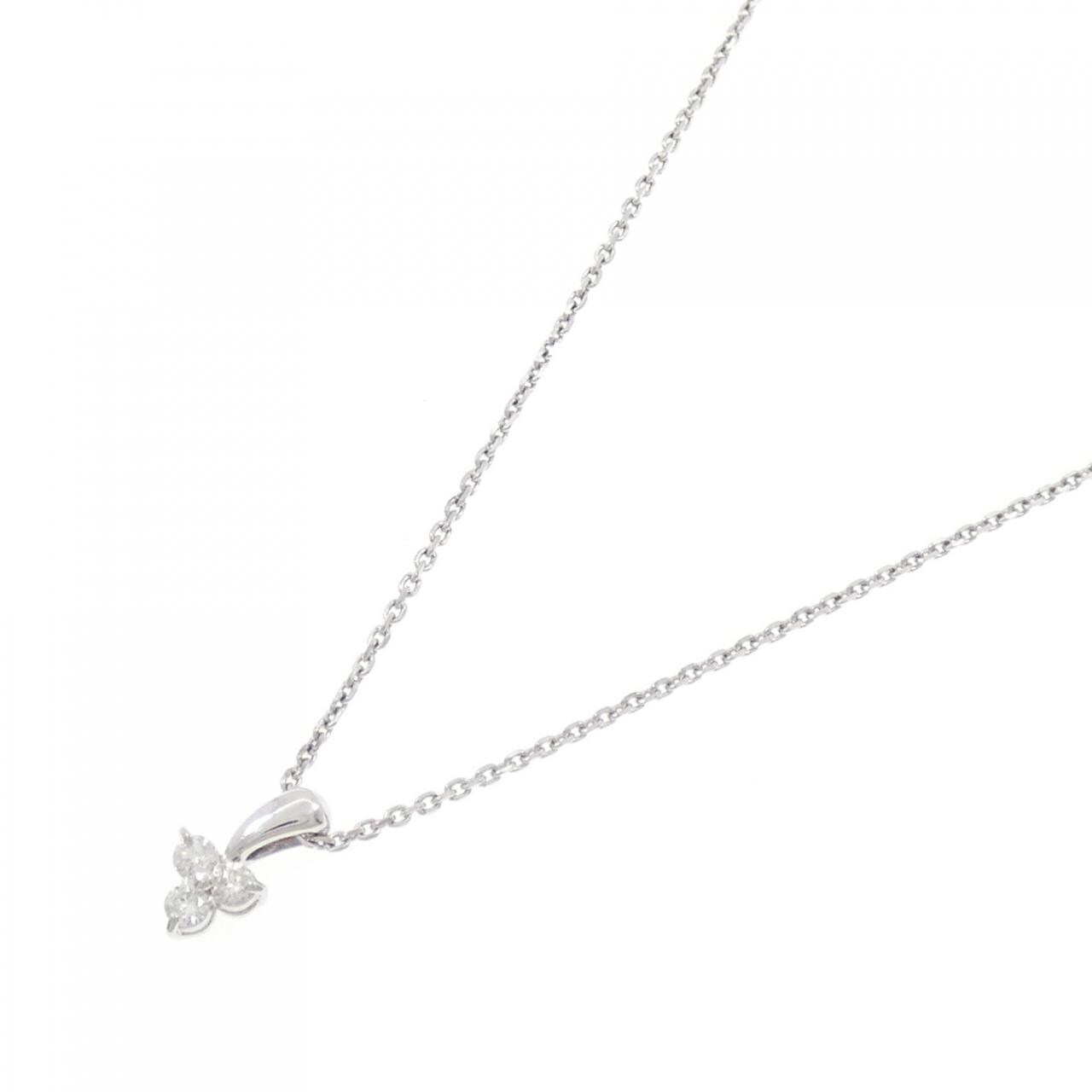 K10WG ダイヤモンド ネックレス 0.13CT