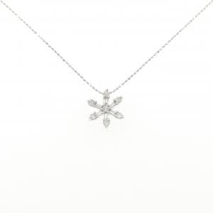 K18WG ダイヤモンド ネックレス 0.30CT